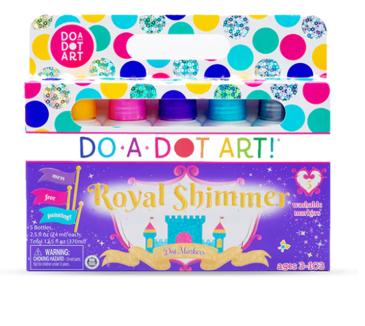 Set Do a Dot Art! BRILLO REAL -Royal Shimmer 5 colores