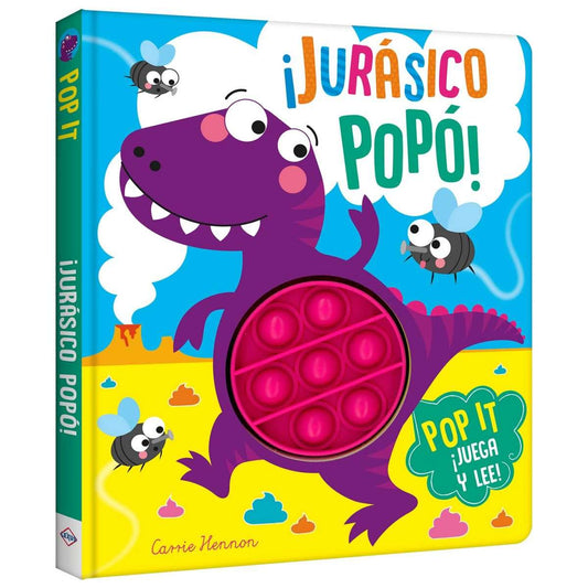 Libro ¡Jurásico Popó! - Pop It